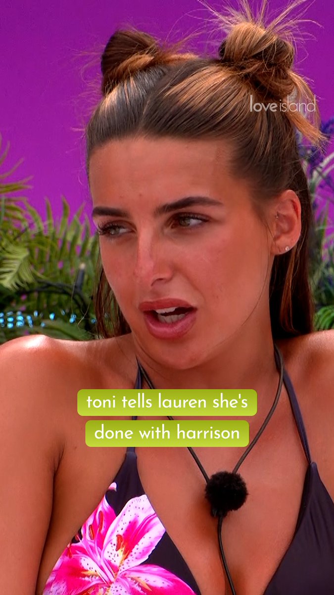 Toni’s called time on her situationship and it doesn’t look like her and Lauren will be bff’s anytime soon 🫣 #LoveIsland