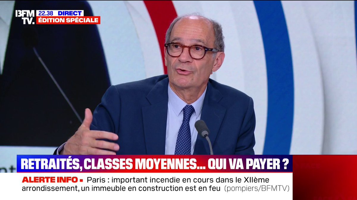 Retraites: "Il y a un effort qui doit être fait, les retraités doivent être dans cet effort", affirme Éric Woerth, député "Ensemble pour la République" de l’Oise et ancien ministre du Budget