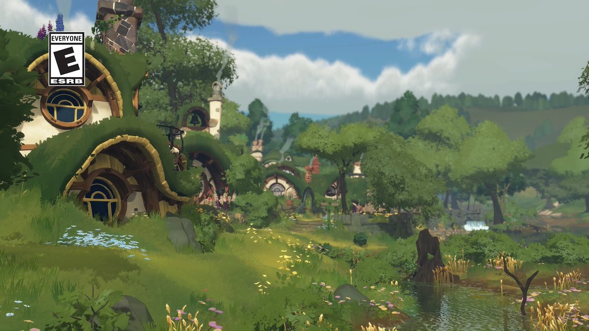 🏡 The gardens are being tended, the pies are cooling on the sill, and the kettle is nearly whistling. In two weeks, you’ll have a snug Hobbit-hole to call your own. #cozy #hobbit #talesoftheshire #cozygaming #lotr
