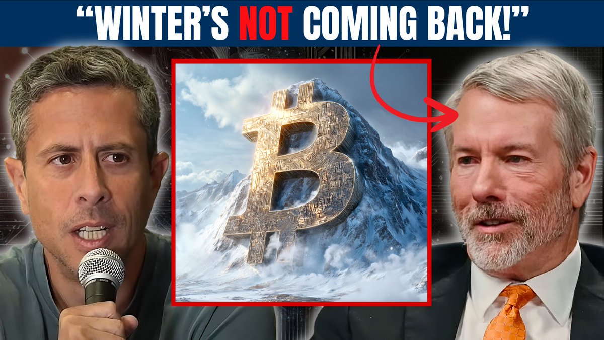 NEW ‼️ “Winter’s NOT coming back.” – Michael Saylor Bitcoin just ripped to $123K… but the largest corporate and institutional buyers haven’t even started buying yet. 👀 Is this the start of the generational Bitcoin bull run? 🚀