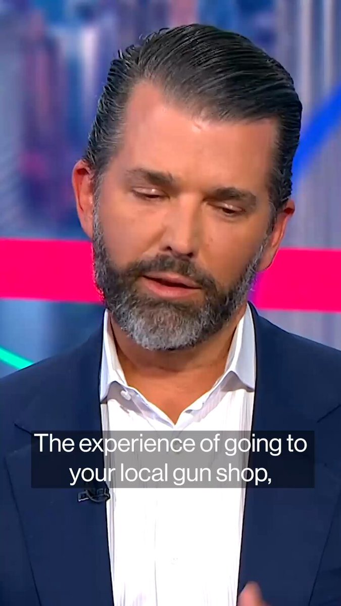 Donald Trump Jr., 1789 Capital partner, discusses the public trading debut of GrabAGun on the NYSE under the ticker "PEW"