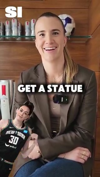 Sabrina Ionescu says Breanna Stewart deserves a statue at UConn 👀