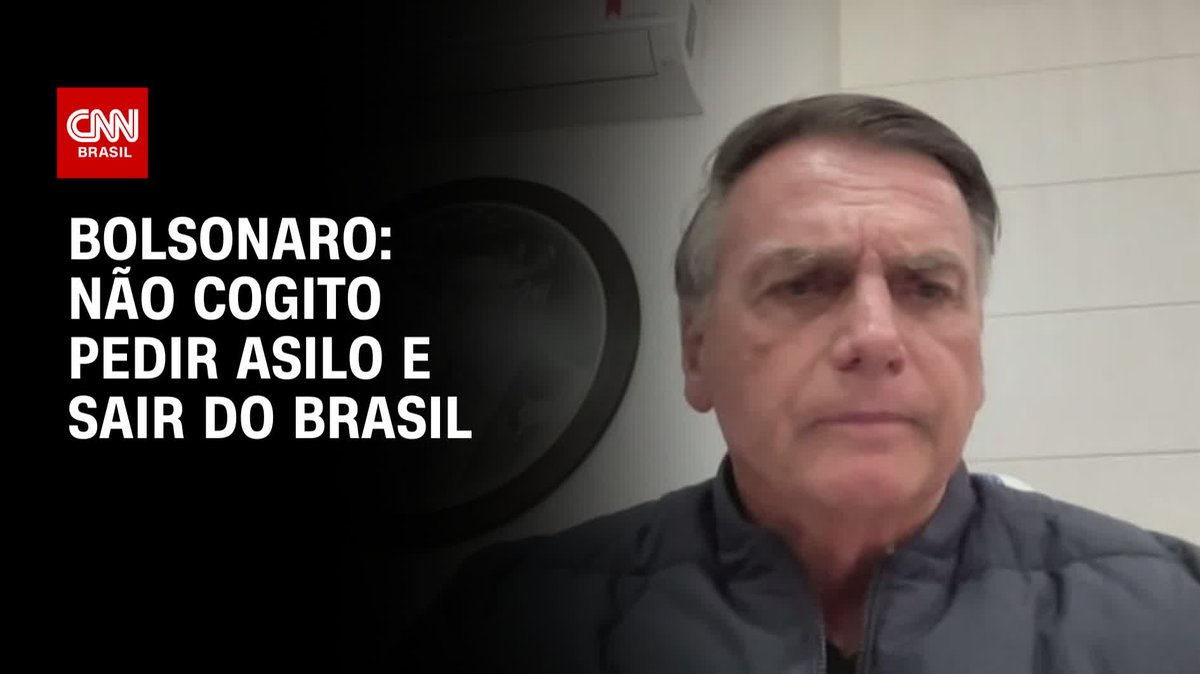 Bolsonaro: Não cogito pedir asilo e sair do Brasil; assista #CNNArena