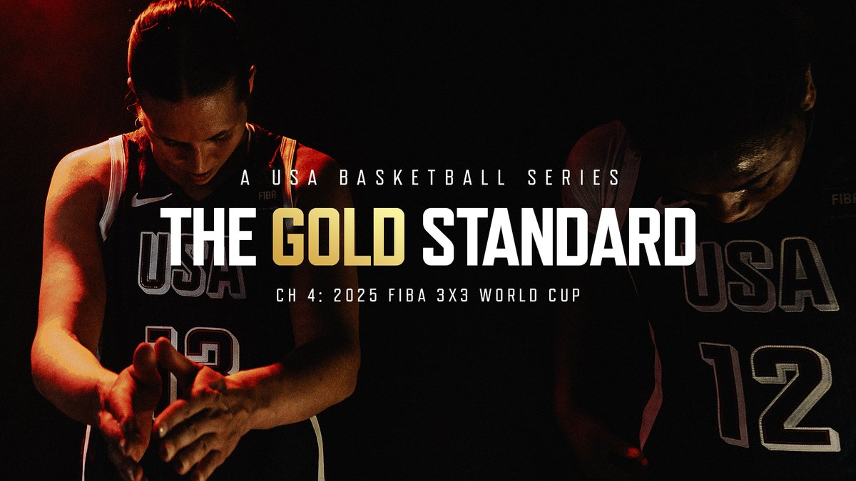 This 10 minute sprint is anyone's race. With pride on the line at the 3x3 Basketball | FIBA3x3 World Cup, the teams that can course correct can win big. Watch the 🇺🇸📽️ #TheGoldStandard Ch. 4: The 2025 FIBA 3x3 World Cup in full: