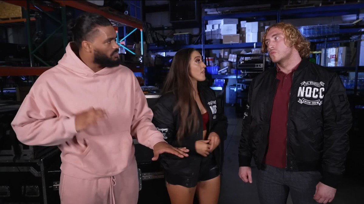 It's Wren's time! 😤 Tavion Heights WWE and Charlie Dempsey have agreed to put their differences aside to support Wren Sinclair in her match against blakey ♡ next week... 👀