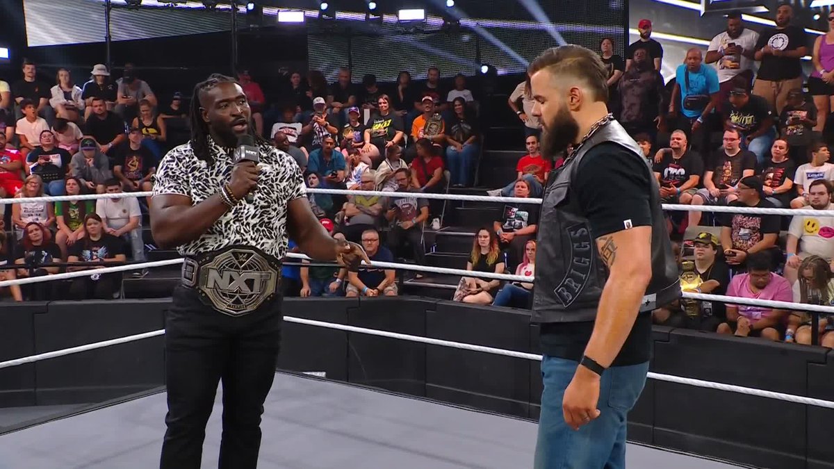 .Oba Femi wwe and Josh Briggs are spitting some HEAT! ๐ ๐ฅ