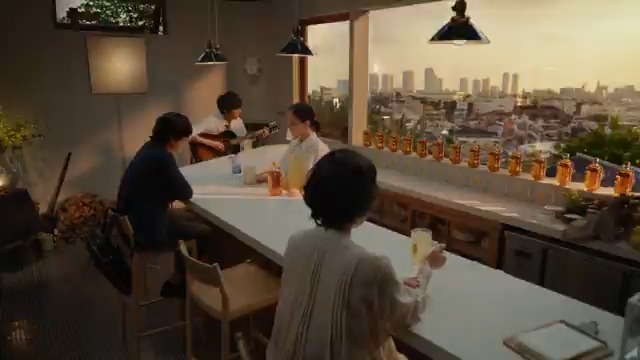 角ハイボール 新CM公開! その寄り道は、幸せに続く。 角ハイボール新店主は 蒼井優🥃 染谷将太 野田洋次郎 小林聡美 幸せの角ハイボール