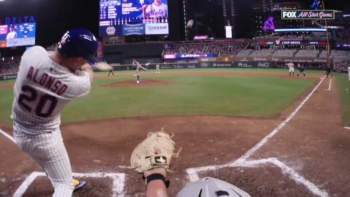 This view of Pete Alonso's #AllStarGame HR 🔥