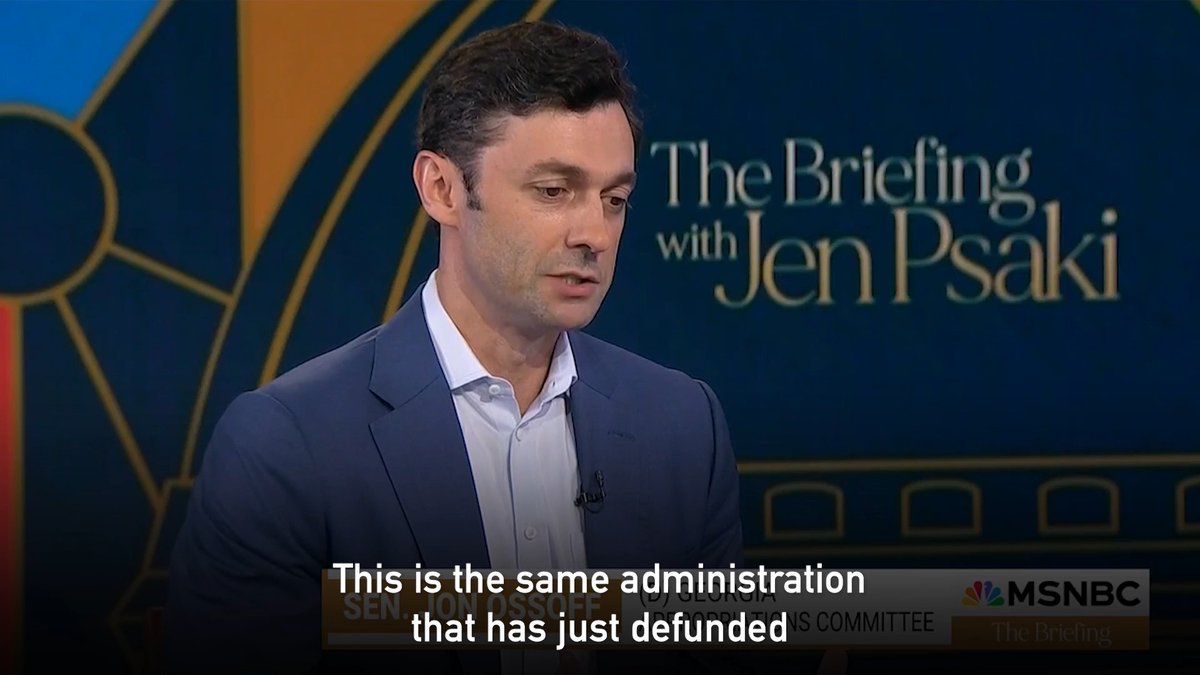 "This is the same administration that has just defunded hospitals, clinics, nursing homes in order to cut taxes for the wealthy — after running a populist campaign that was supposed to be about the interests of the working class." - Sen. Jon Ossoff