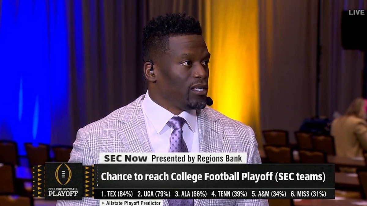 Who has the best chance to win the CFP national championship out of the SEC? 🤔 Benjamin Watson and Jordan Rodgers weigh in with Laura Rutledge ⤵️