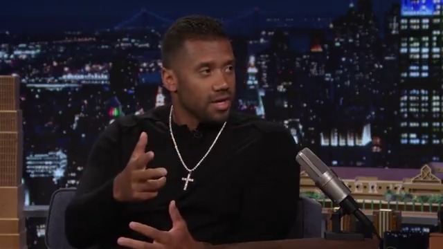 .Russell Wilson talks his sneaker brand Good Man Brand and how it's inspired by his dad who served, cared and gave back. #FallonTonight