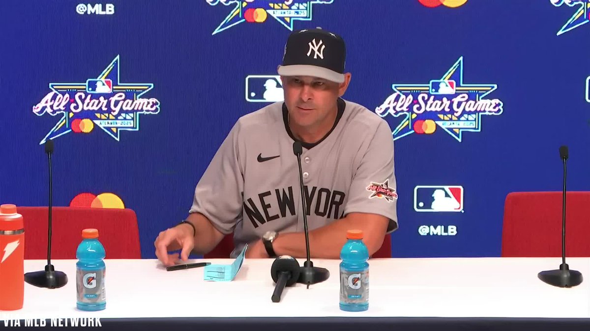 Aaron Boone says the 2025 All-Star Game was "pretty exciting: