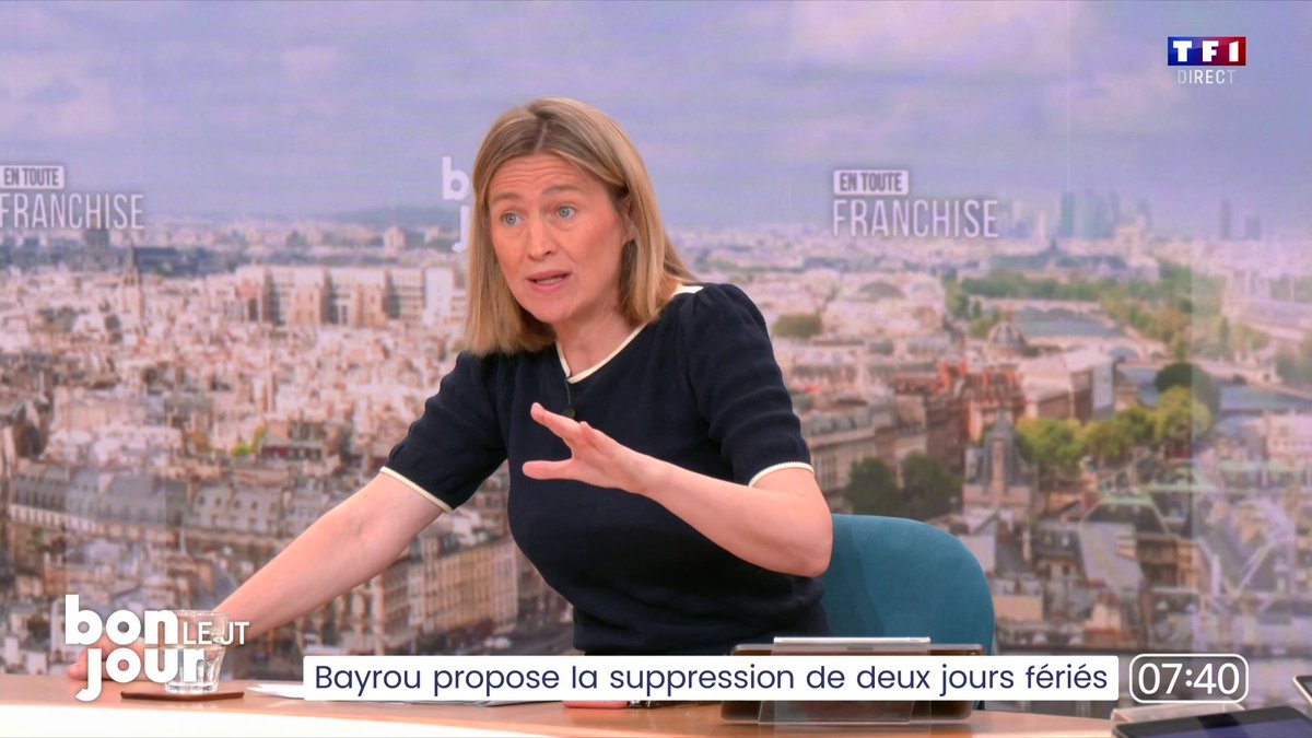 Suppression de deux jours fériés : "Le Premier ministre a dit qu'il était très ouvert" sur les dates, Astrid Panosyan-Bouvet dans #BonjourLaMatinaleTF1
