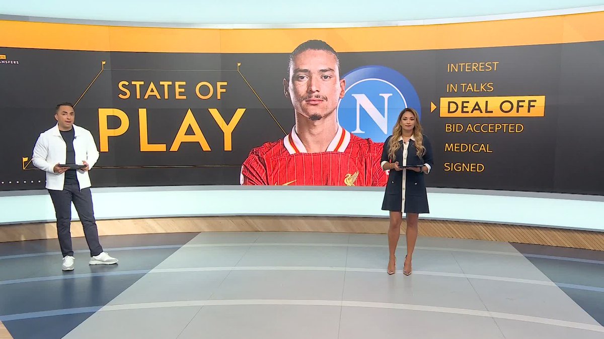 Darwin Nunez's proposed move to Napoli from Liverpool is off, according to Sky in Italy 🚨 Napoli have decided to sign Lorenzo Lucca instead.