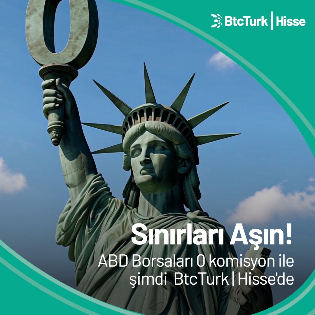 🗽 Dünyanın en büyük şirketlerine BtcTurk | Hisse ile ortak ol, global sahnede yerini al. ABD borsalarıyla yatırımını 0 Komisyonla sınırların ötesine taşı! 📲 BtcTurk | Hisse’yi hemen indir👇🏻