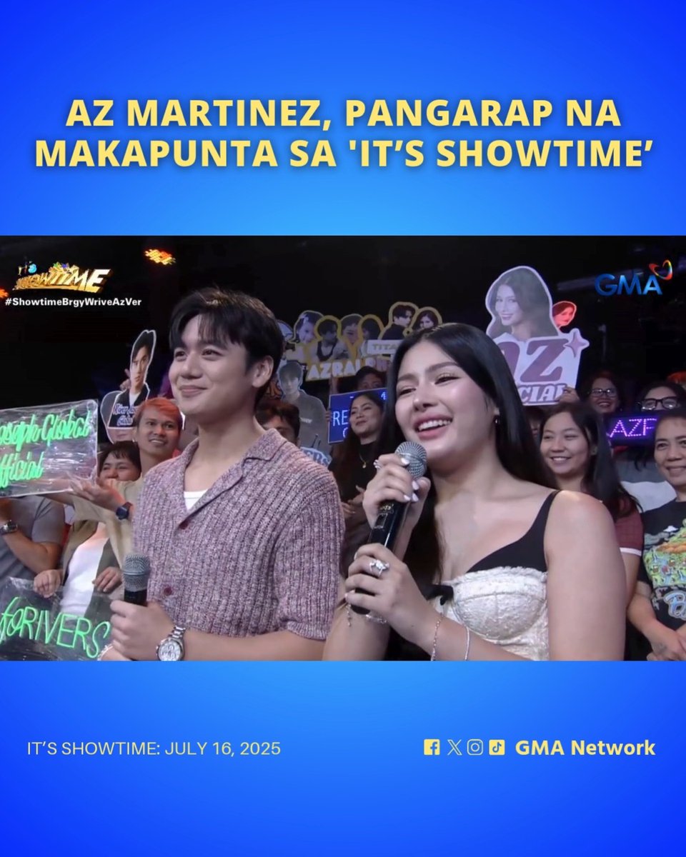 #ItsShowtime #Highlights: Sobrang saya ni AZ Martinez na makapunta sa ‘It’s Showtime!’ Watch #ItsShowtime every 12:00 p.m. from Monday to Saturday on GMA. For more videos, visit: