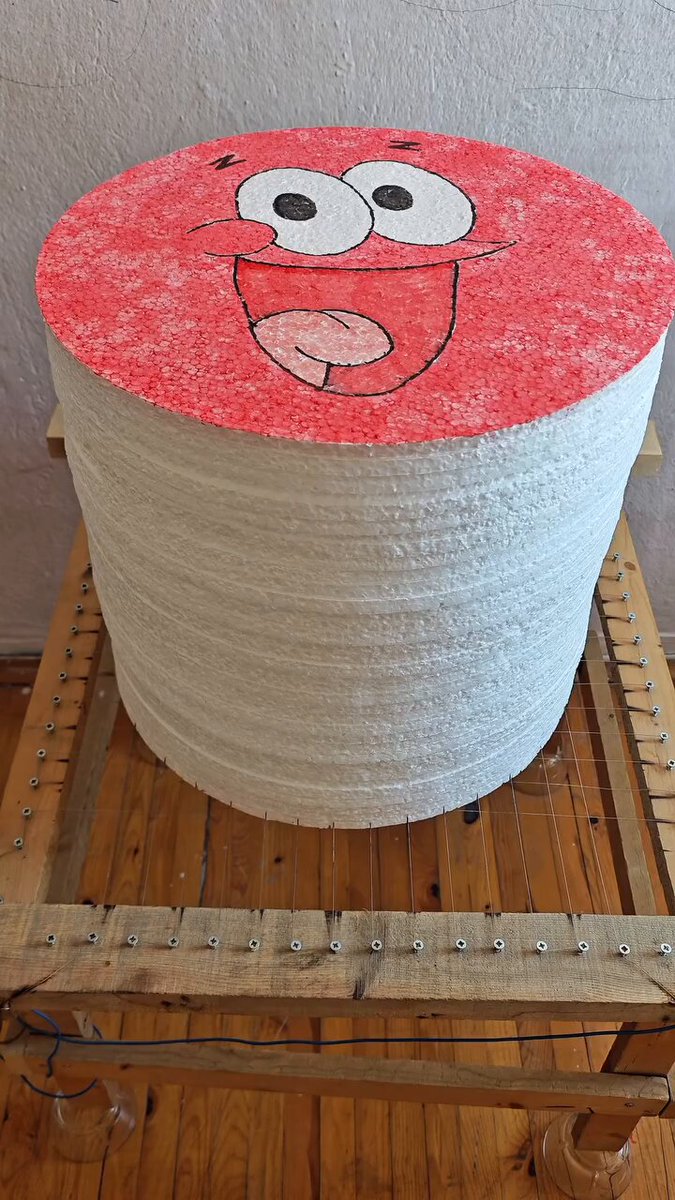 styrofoam melting over hot wires