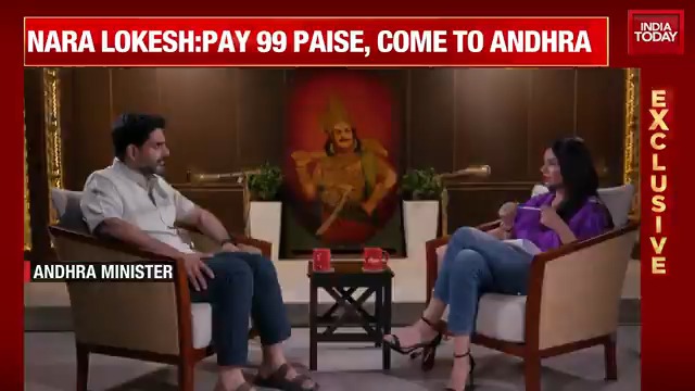 Andhra Minister Lokesh Nara, in an #exclusive conversation with Preeti Choudhry, pitched Andhra Pradesh as an investment destination, offering land at just 99 paisa. Listen in #AndhraPradesh #news #ITVideo