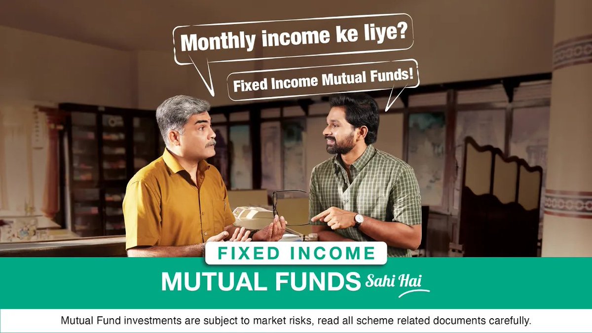 Apne business ke profits ko invest karna chahte ho aur regular income bhi? Toh baaki sab taamjhaam chhodo aur invest karo Fixed Income Mutual Funds mein. Company bonds, govt bonds aur money market mein invest karte hain. SWP se milega fixed regular payout.