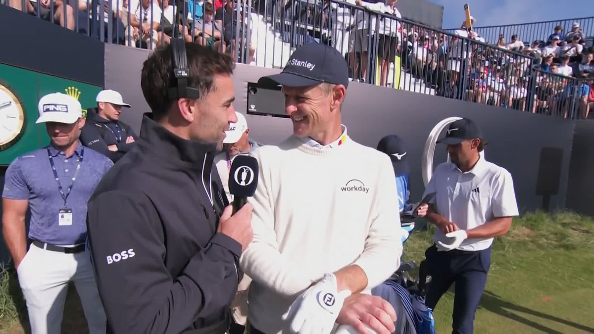 "When I do find my form, I'm capable of competing with the best" 💪 Justin Rose looks ahead to The Open as he practises at Portrush.