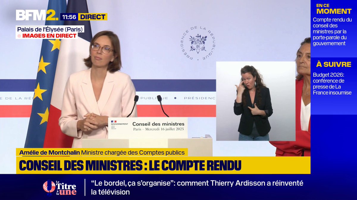 Suppression de deux jours fériés: "un cycle de consultation s'ouvre avec les partenaires sociaux (...) dans les toutes prochaines heures", annonce Amélie de Montchalin #BFM2