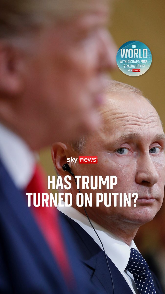 Is Trump turning on Putin? On this episode of The World, Richard Engel and Yalda Hakim look into the history of Trump’s relationship with the Russian leader and the dynamics between the two 🔗 Listen now