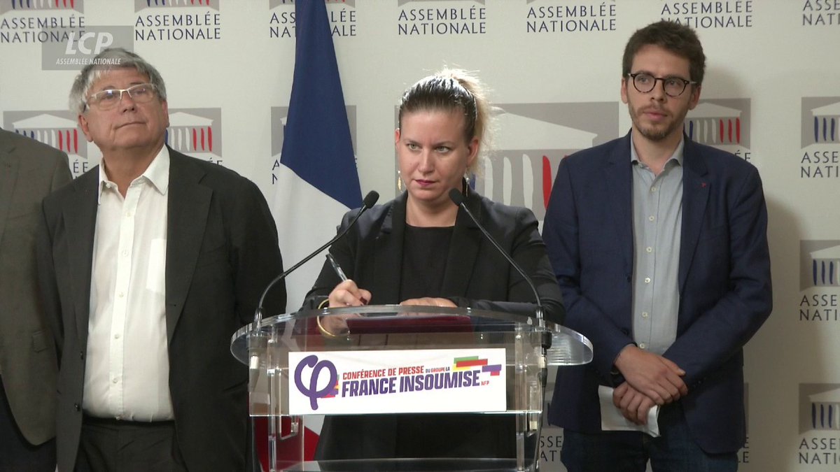🔴⚡"Nous censurerons ce gouvernement le plus vite possible" a annoncé Mathilde Panot (LFI)