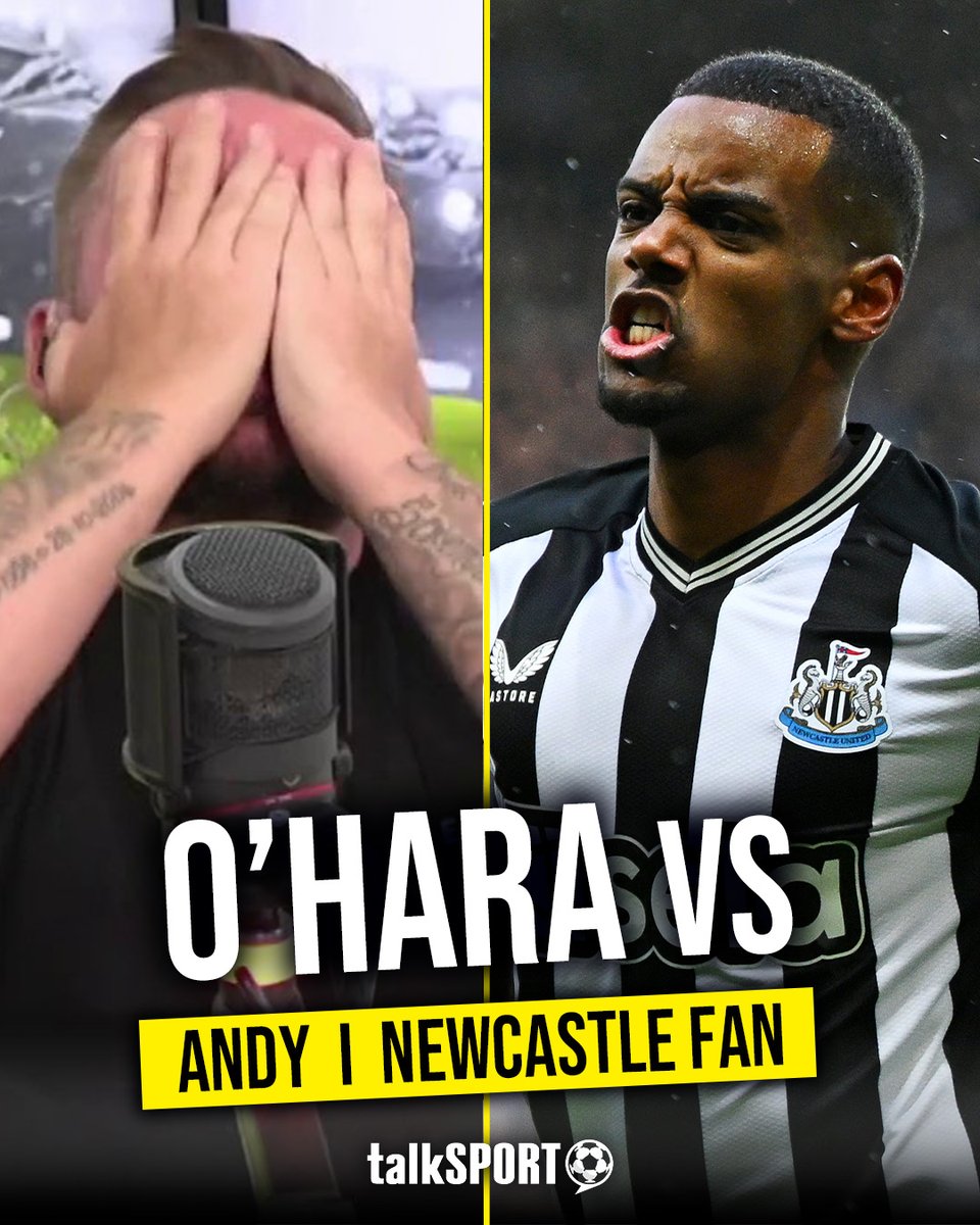 🤷‍♂️ Caller: "Cunha went to #MUFC for £62m... Isak is three-times better!" 🤦‍♂️ O'Hara: "It ain't gonna be £180m or £200m! Can you wake up!" Jamie O'Hara clashes with #NUFC fan who insists #LFC must pay £200m for Isak! 🔥
