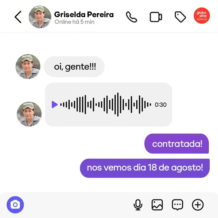 Encontrei uma pessoa ideal e de fina estampa: Griselda, ou melhor, Pereirão, começa aqui no dia 18 de agosto ❤️🔧