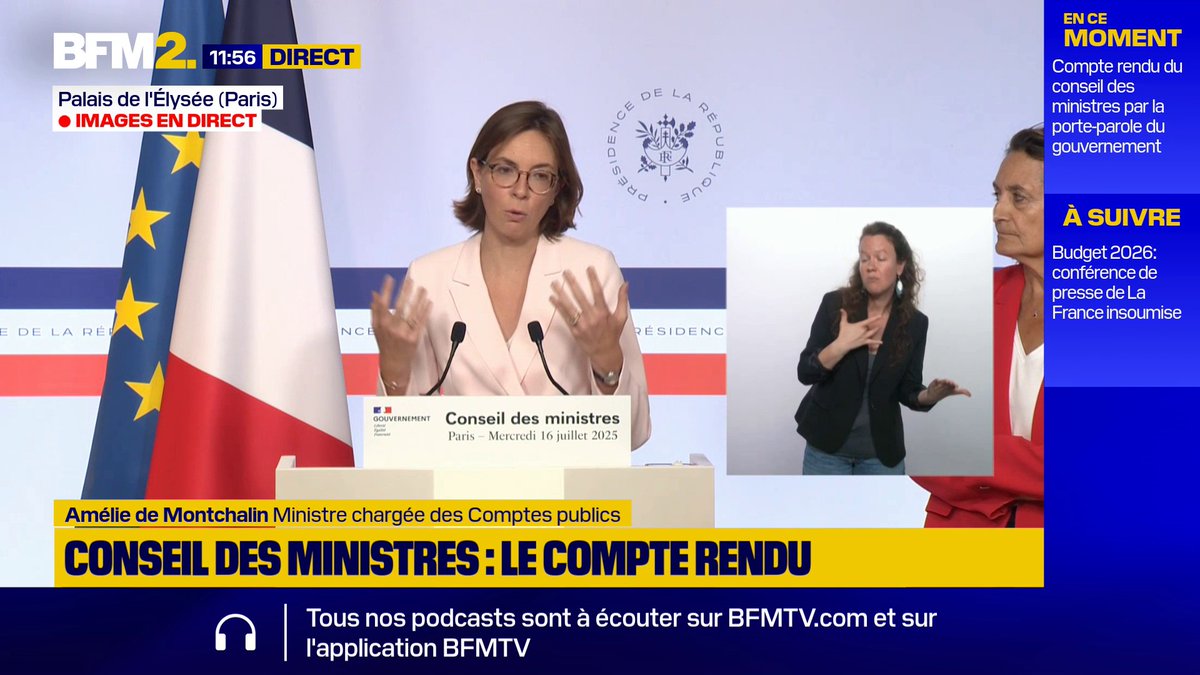 💬"Travailler deux jours de plus, c'est générateur de croissance, de richesse" Amélie de Montchalin défend la proposition de François Bayrou de supprimer deux jours fériés #BFM2