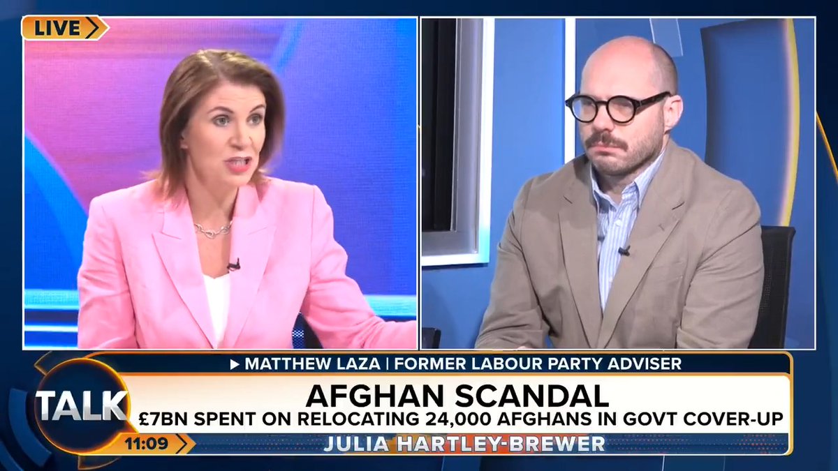Julia Hartley-Brewer says the British public have been lied to "too many times" by all governments, amid the reveal of the Afghan relocation 'cover-up'. "I don't trust a lot of the explanations here... who applied for the superinjunction?!" Julia Hartley-Brewer
