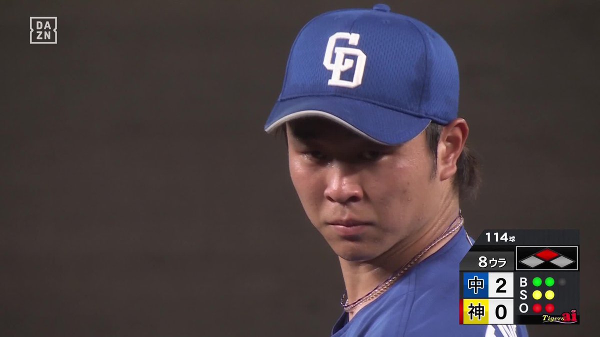 俺がエースだ その座は譲らない 髙橋宏斗が115球目のスプリットで三振🔥 連勝は絶対に止めない ⚾プロ野球 (2025/7/16) 🆚阪神×中日 📱Live on DAZN #オレをみろ #dragons