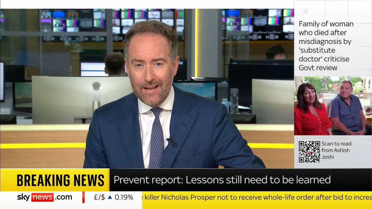 BREAKING: A report into Prevent has found lessons still need to be learned after it failed to stop Southport attacker Axel Rudakubana and Ali Harbi Ali, who murdered MP Sir David Amess. Becky Johnson reports. 📺 Sky 501