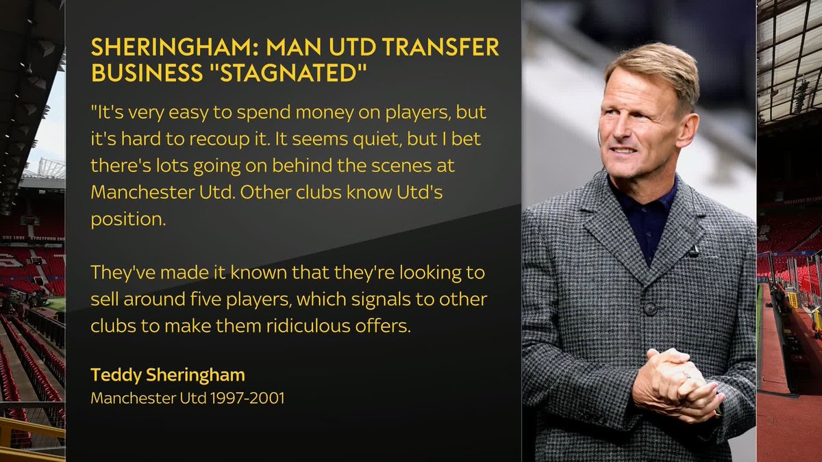 Former Man United striker Teddy Sheringham says Marcus Rashford does not deserve a move to Barcelona and finds the situation "soul-destroying" 🔴