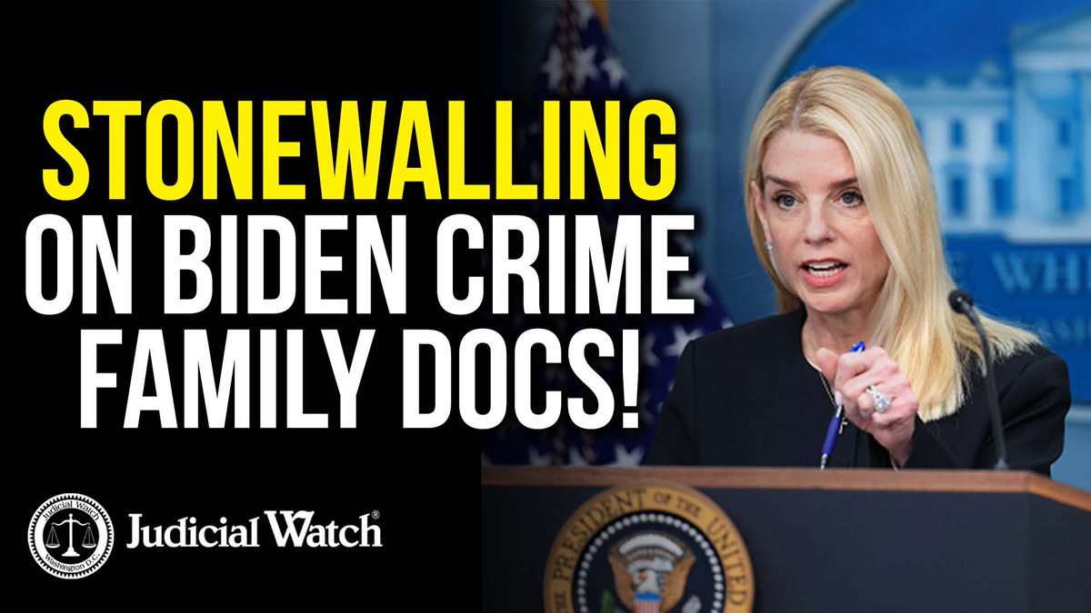 Bondi DOJ Defends Stonewalling in Federal Court on Biden Crime Family Documents!