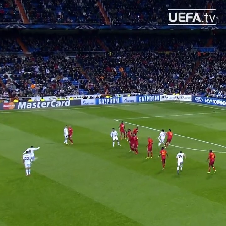 Incredible Bale free-kick 😳 #UCL