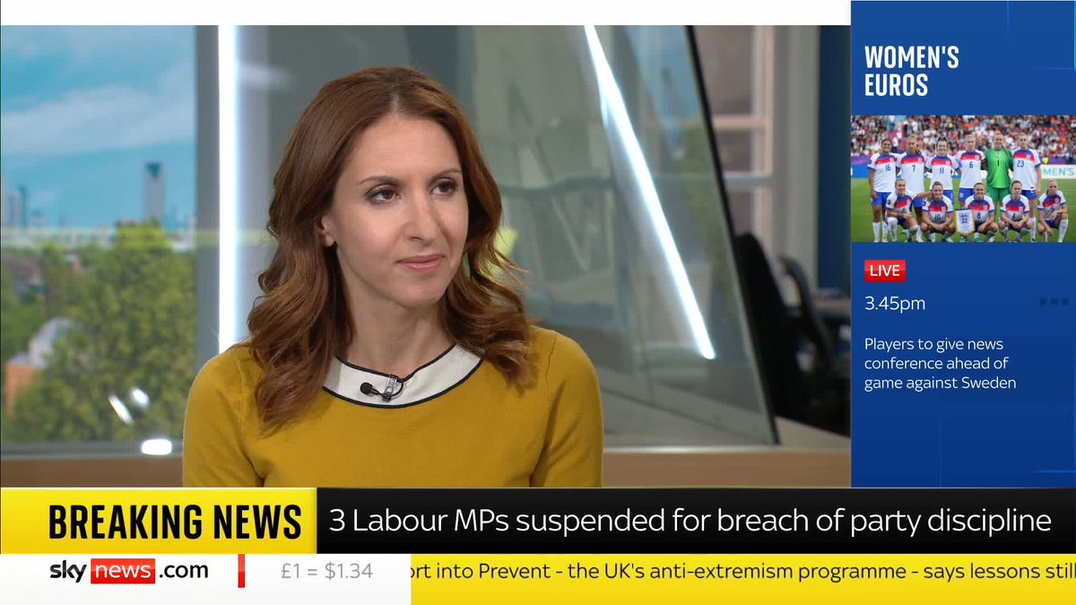 BREAKING: Three Labour MPs - Brian Leishman, Chris Hinchliff and Neil Duncan-Jordan - have been suspended for repeated breaches of discipline. Sky's @TamCohen says these MPs were active in the rebellion against the government's welfare reforms. Live ➡️