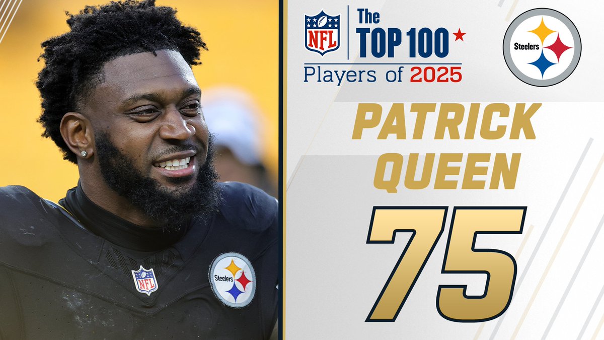 NFL Top 100 Players of 2025: @Steelers LB Patrick Queen checks in at No. 75! NFL Films