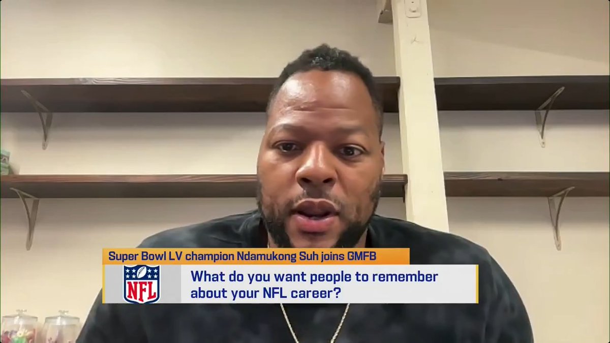Recently retired legend, Ndamukong Suh wants to be remembered more for his off-field achievements than what he did on the field 🙌