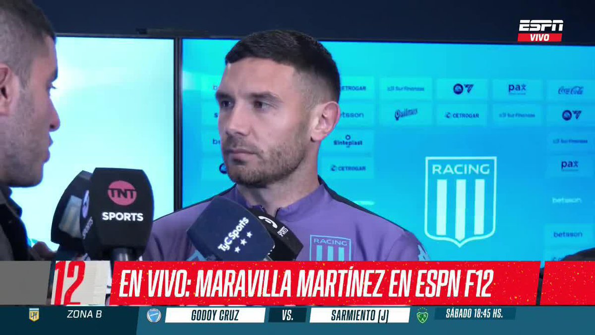 ¿SE RETIRARÁ EN RACING? Maravilla Martínez confesó qué planes tiene para su futuro una vez que termine su nuevo contrato con Racing, en diciembre de 2028. 📺 #ESPNF12 | #DisneyPlus