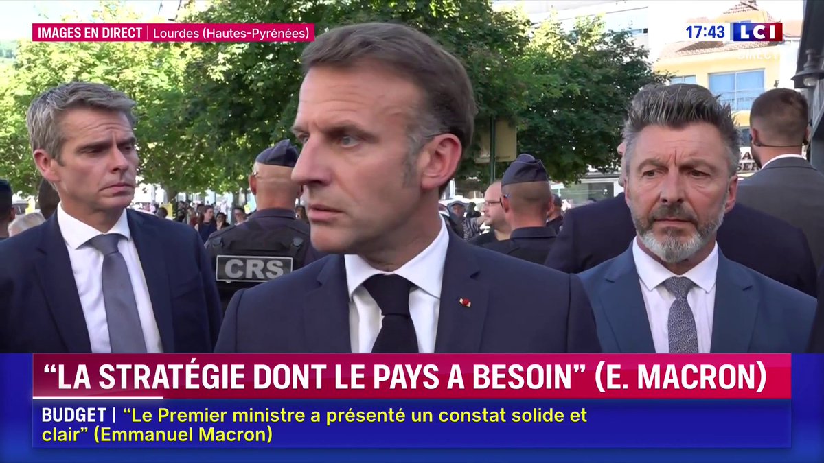 🔴 Budget 🗣️ "J'attends de toutes les forces politiques qu'elles proposent d'autres idées... Si d'autres ont des idées plus intelligentes pour accroître l'activité et pour baisser les économies, le Premier ministre les recevra" : Emmanuel Macron