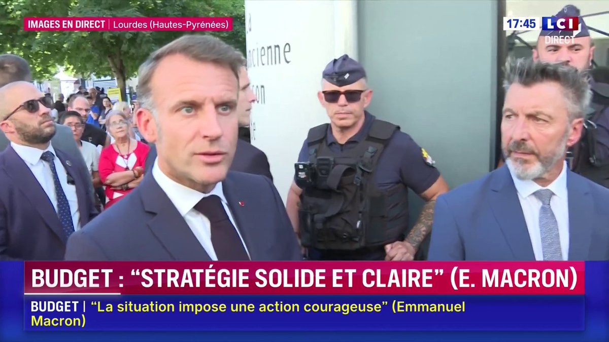 🔴 Budget 🗣️"Le cap est donné" : Emmanuel Macron