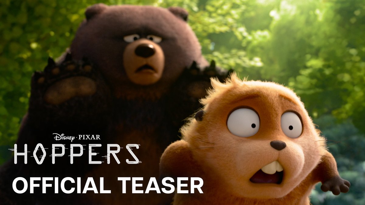 We put this 🧠 into this 🦫. Watch the new teaser for Disney &amp; Pixar's #Hoppers, arriving in theaters March 6, 2026.