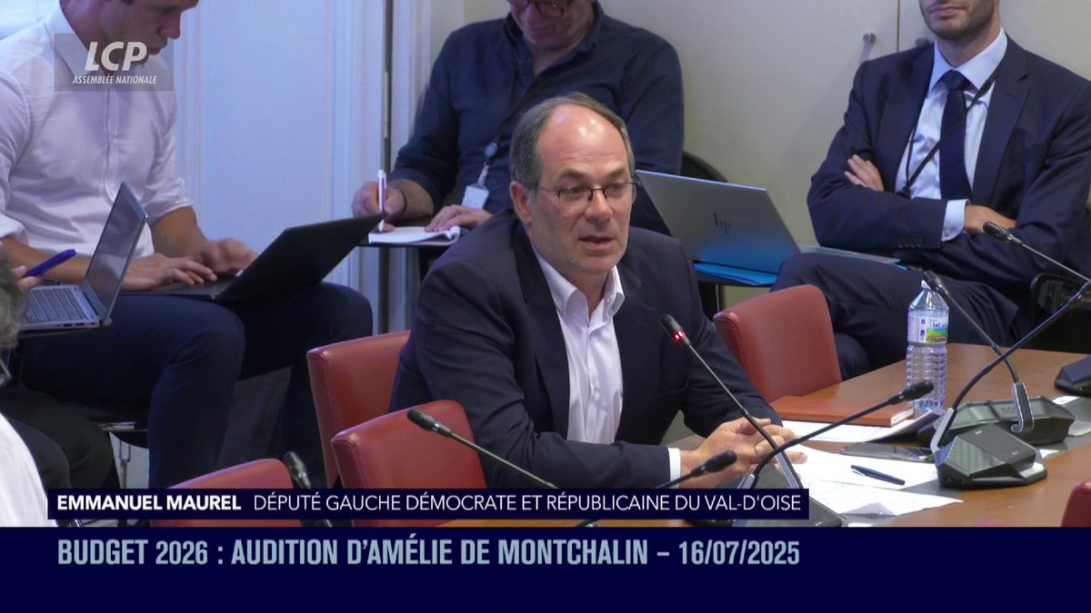 Budget : "Je regrette que vous ne fassiez jamais le lien entre la situation financière navrante du pays et la politique du pays que vous menez depuis 7 ans. Ça saute aux yeux de tout le monde, sauf à vous", fait remarquer Emmanuel Maurel. #DirectAN