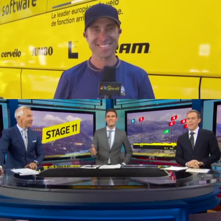 Studio divided on whether or not riders should have waited for Tadej Pogacar when he crashed. #TDF2025