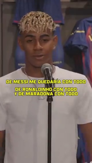 "DE MESSI ME QUEDARÍA CON TODO, DE RONALDINHO CON TODO Y DE MARADONA CON TODO" 🔟 Lamine Yamal y el objetivo de seguir el legado de estas tres leyendas que portaron la 10 del Barcelona 📹 FC Barcelona