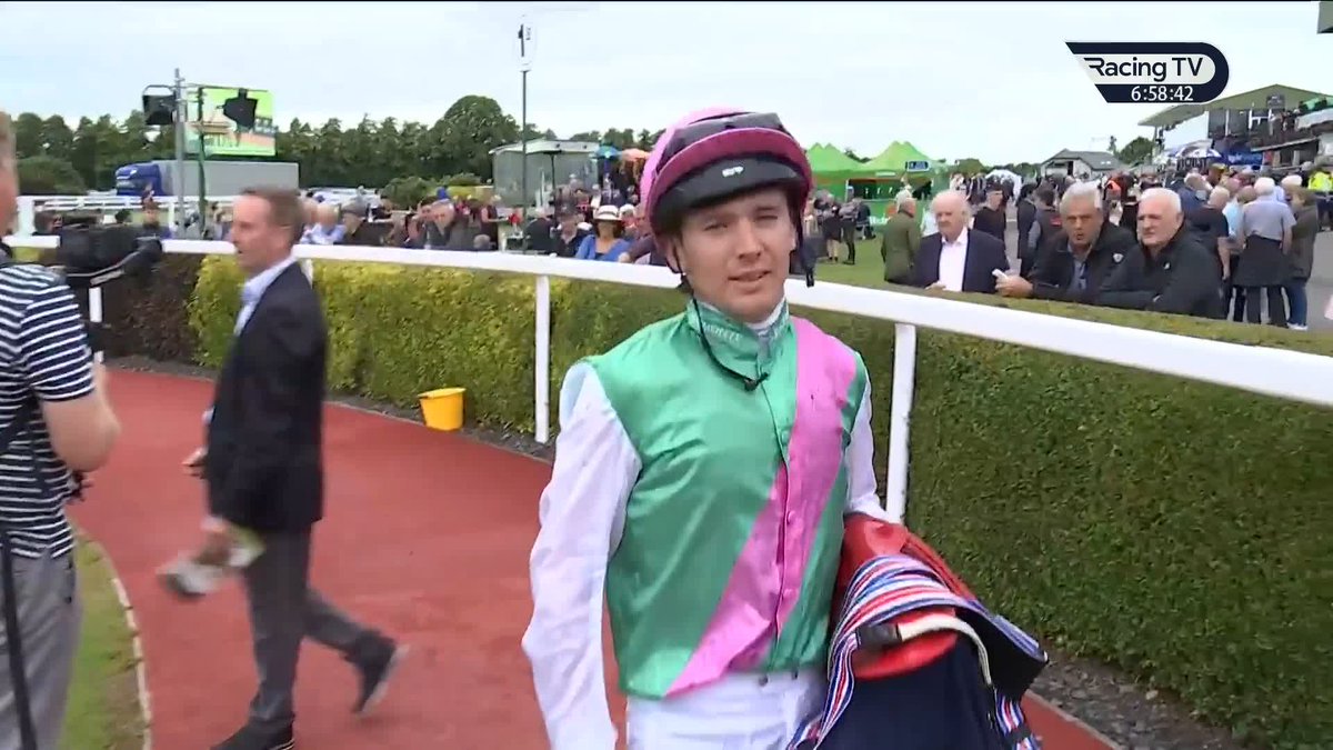 🗣️"Up in trip is where you'll see more improvement." Colin Keane caught up with Gary O'Brien after steering Red Letter to success in the Listed feature 👇