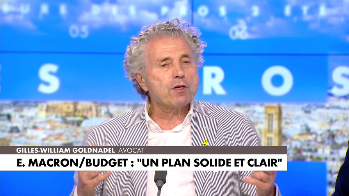 «Emmanuel Macron est totalement responsable du désastre qui saisit la France», selon l'avocat Gilles-William Goldnadel dans #HDPros2