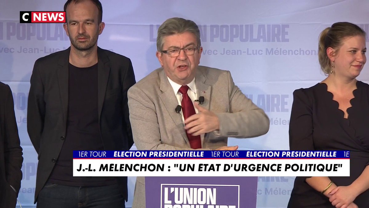 Dimanche 10 avril 2022 : Quand Jean-Luc Mélenchon, Manuel Bompard et Mathilde Panot appellent à voter Macron 🤷🏻♂️