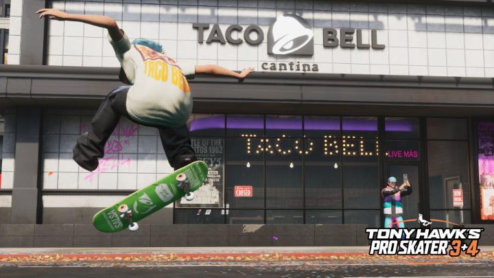 Nothing works up an appetite like shredding bowls and crushing combos. Check out @TacoBell in #THPS 3+4, available NOW!